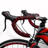 Chooee Road Bike Handlebar Tape,2PCS Bicycle Bar tape,Red.
