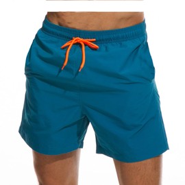 Traje de baño disuelto, broma de cumpleaños, divertido regalo de despedida de soltero en la playa para tu hermano pierde su traje de baño en la piscina, Azul (Acid Blue), Medium