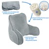 Home Soft Things Super Soft Bedrest Reading Pillow, Lounger Backrest