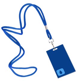 Severance TV Show Keycard ID Badge Blue PVC Card Lanyard