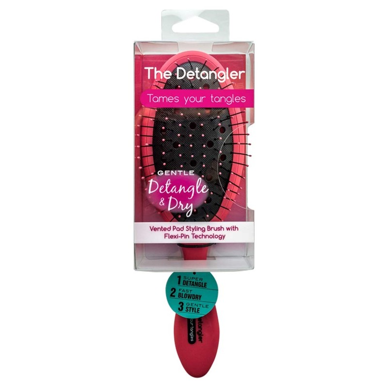 The Detangler Blow Drying Hair Brush - Vented Melon