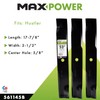 MaxPower 561145B 3 Blade Set for 52 in. Cut Hustler