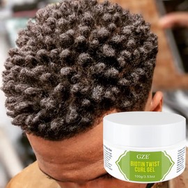 GZE Biotin Twist Curl Gel - Flexible Hold, Perfect For Twists, Moisturizing No Buildup - Lightweight Twist It Up