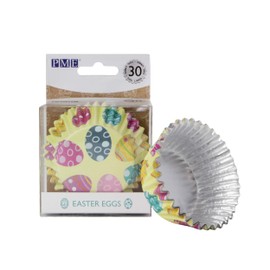 PME Easter Eggs Standard Baking Cups-Foil Lined, PK/30, Multicolor