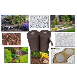 sarcia.eu Garden Fleece Weed Fleece Brown 50 g/m² with UV Protection 5 m 1.6 m