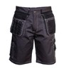Men's Robust Work Shorts with Reflective Elements, Professional Heavy Duty