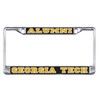 GT Georgia TECH Yellow Jackets Alumni License Plate Tag Frame