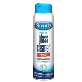 Sprayway Glass Cleaner, 19 fl oz, Ammonia-Free, Streak-Free Foaming Action