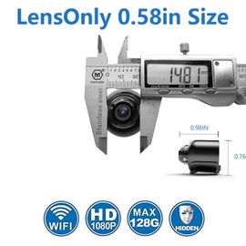 New Smallest Wireless WiFi Camera,HD1080P Mini Camera,Smart Home Camera,Portable Baby Monitor,Pet Camera Nanny Cam with Night Vision,Motion Detection,Cloud Storage for Security with iOS Android APP