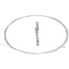 2 Meters Steel Brake Cable with 9pcs Repair Nipples Accessories