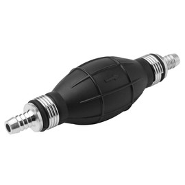 ePathChina 1/4-Inch 6MM Fuel Pump Hand Primer Bulb Fuels Rubber & Aluminum Hand Suitable for Car/Boat/Marine/Motorcycle 6mm