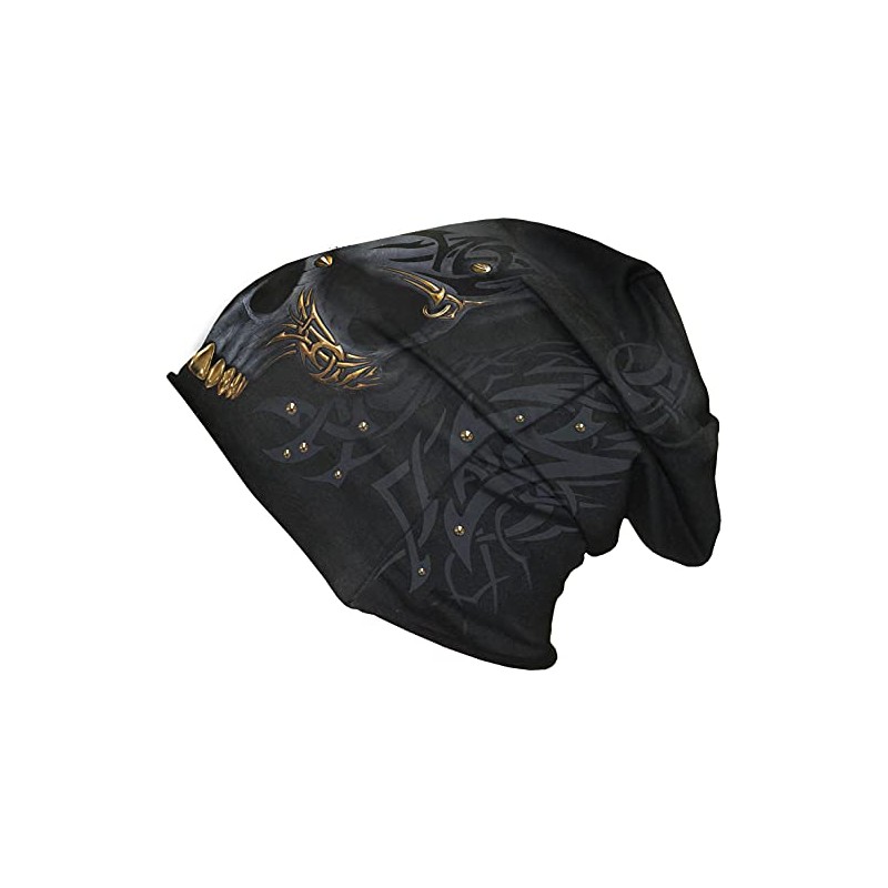 Spiral Mens Light Cotton Beanies Black Balaclava, Black, L UK