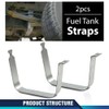 PIT66 Fuel Tank Straps Compatible with Chevy Silverado GMC Sierra