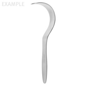 Norralco 2 DEAVER Retractor, 3/4" wide Blade, 7.0", Flat Grip