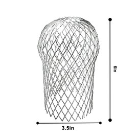 10 Pack Downspouts Gutter Guard Aluminum Filter Strainer Expandable Gutter Downspout Guards Gutter Downspout Protectors for Preventing Blockage from Leaves, Debris