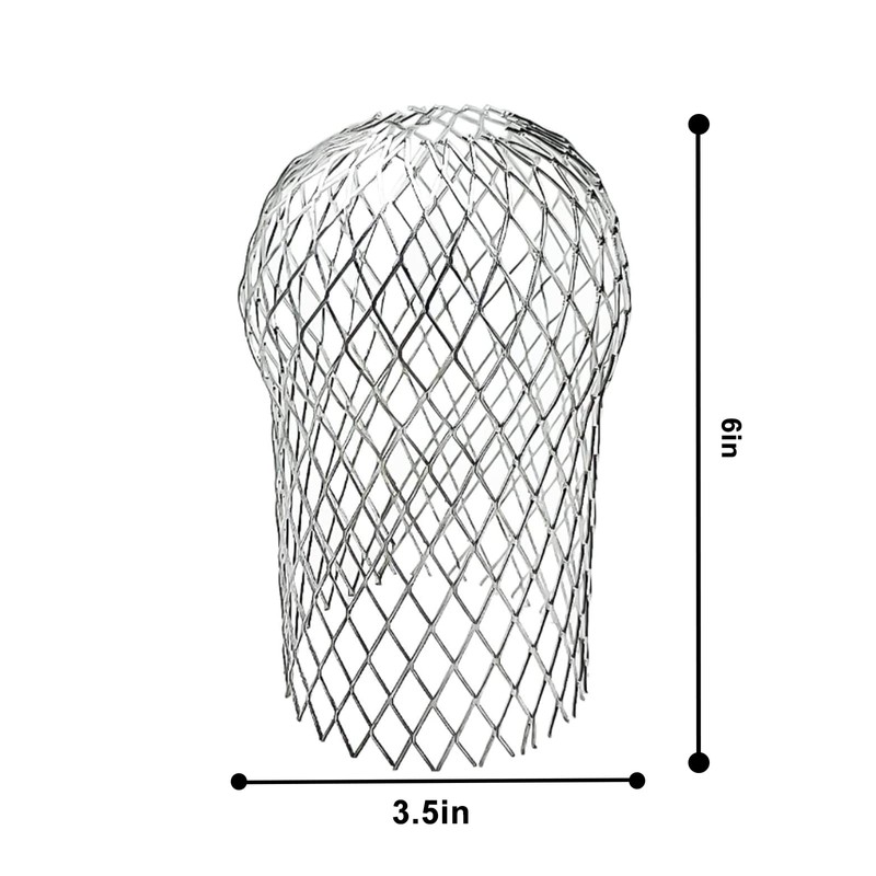 10 Pack Downspouts Gutter Guard Aluminum Filter Strainer Expandable Gutter