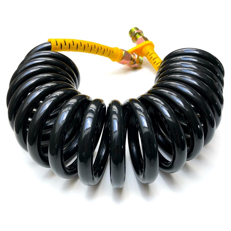 MelTruck® 2 x air spiral compressed air loop, spiral hose,