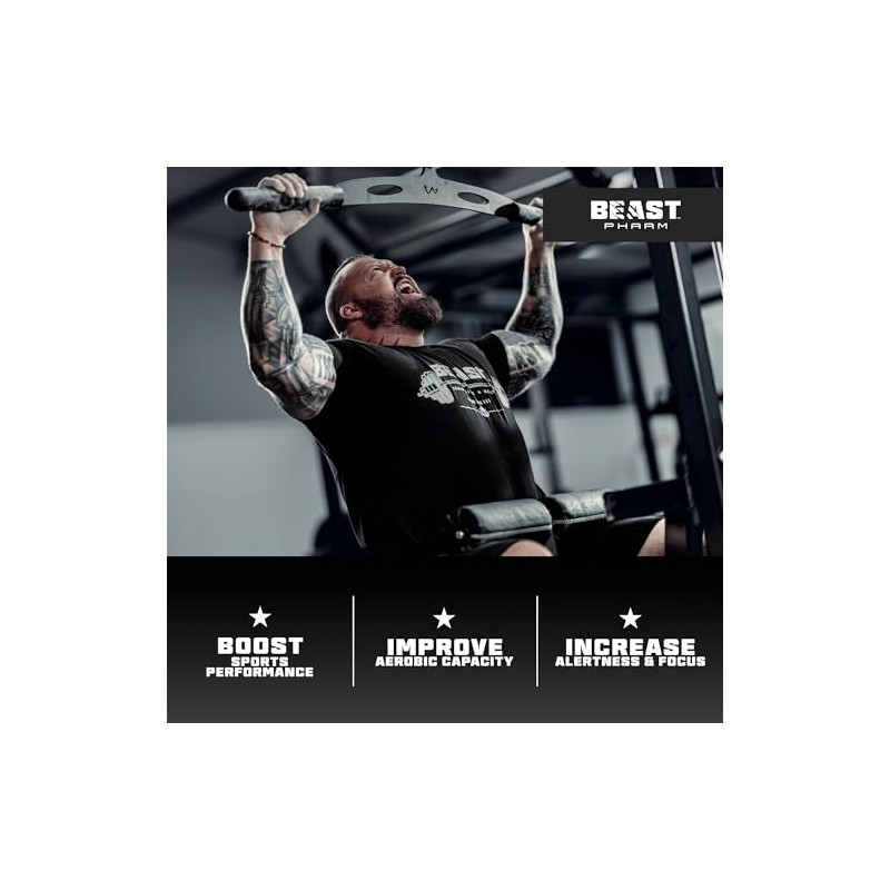 Beast Pump Non Stim Pre Workout Powder, 8000mg L Citrulline