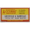 Accurail HO #7210 40' Wood Boxcar Louisville & Nashville