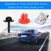 Zufoty 8PCS Lower Engine Cover Bolt Pin Screws, Radiator Engine