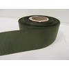 2 metres of 38mm Grosgrain Ribbed Ribbon Olive Dark Green