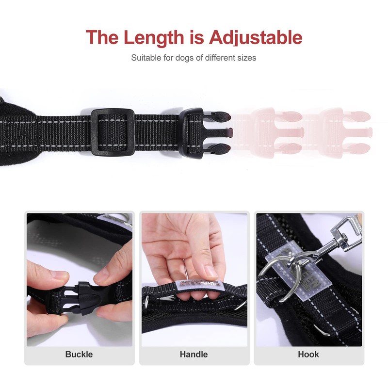 Dog Harness Comfort Soft Breathable Adjustable Mesh Pet Chest Strap