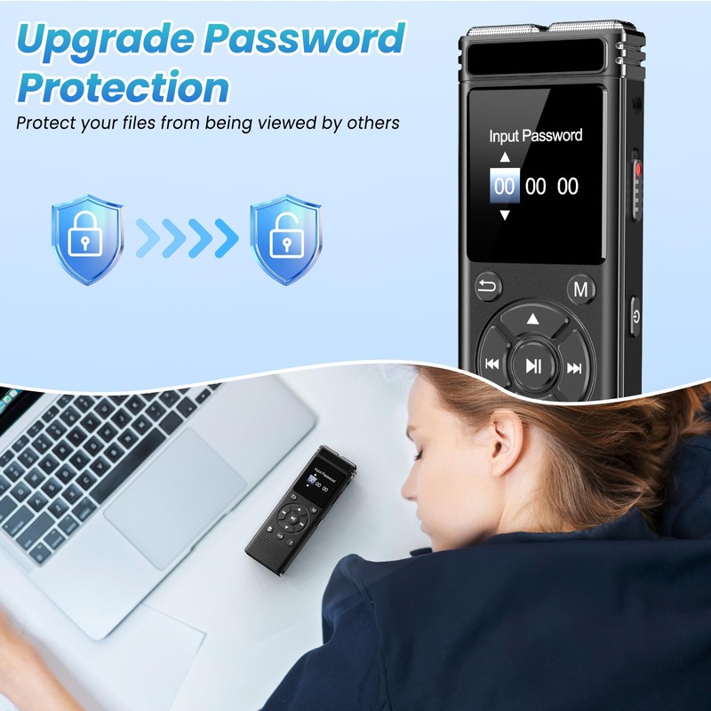 136GB Digital Voice Recorder