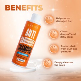 ABERA Anti Dandruff Shampoo for Stronger Hair & Healthier Scalp, Nourishes, Supports and Promotes Hair Growth, Get Rid of Dandruff, Set of 3