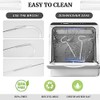 3pcs Reusable Glass Anti - Wrinkle Drinking Straws for Lip,