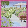 Yamako 88590 Tama's Walk, pequeño Furoshiki, hortensia, 50 x 5