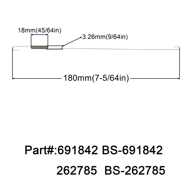 YGQ 691842 Governor Link Spring Compatible with Briggs & Stratton