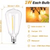 WYZM Dimmable LED String Lights with Shatterproof Bulbs for Outdoor