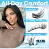 Spider Lash Clusters Fluffy Eyelash Extensions Wispy Individual Lashes Natural
