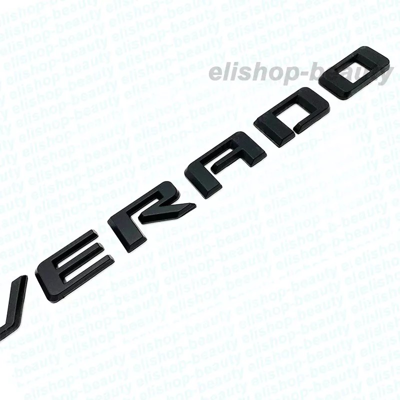 General Motors 2019-2023 Matte Black Silverado LT Z71 Emblem Nameplate