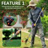 Getyea Metal Manual Weeder-48 Stand Up Weed Puller Tool with