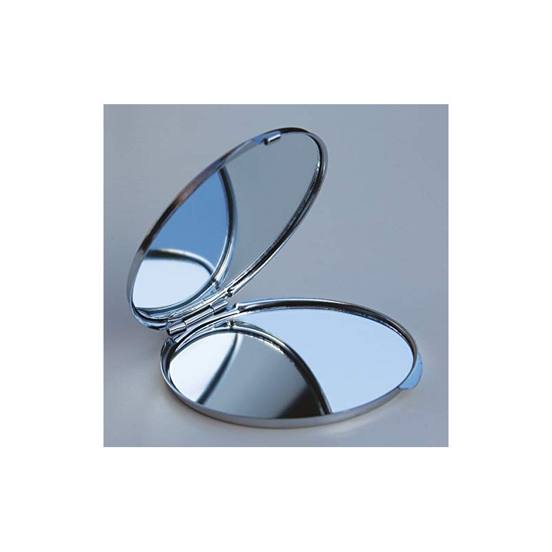 Lissom Design Compact Mirror - Handheld Magnifying Cosmetic Mirror, 2.63-Inch,