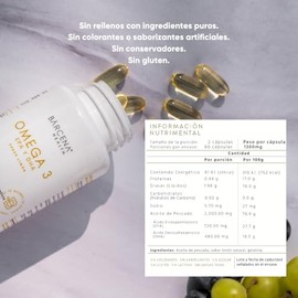 BARCENA HEALTH - Kit Funcional  Funtional Kit  Crcuma Pura  Omega 3 (DHA y EPA)  Glicinato de Magnesio  Ingredientes Limpios, Gluten Free, Sugar Free 