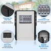 BKNOOU Large Key Lock Box for Outside Wall Mount Lockbox