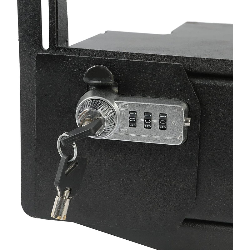 KUAFU Center Console Safe Vault Storage Box w/Bolts Compatible with