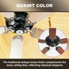 VIDABTE Ceiling Fan Blades Arm 7740200 -Hidden Screw Hole -Antique