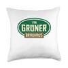 Grüner Brauhaus Shirt Throw Pillow