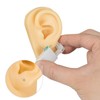 Display Silicone Ear Model, 3D Silicone Ear Model Reusable Soft