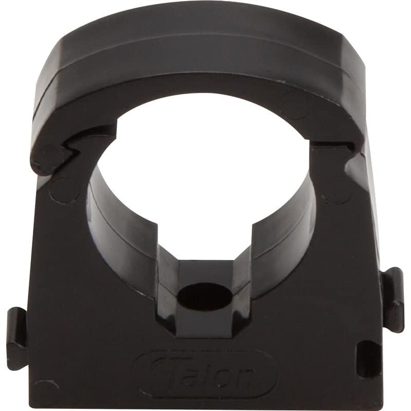 ROHANS Single 15mm HINGED Pipe Clips TS15 for PIPEWORK Black,