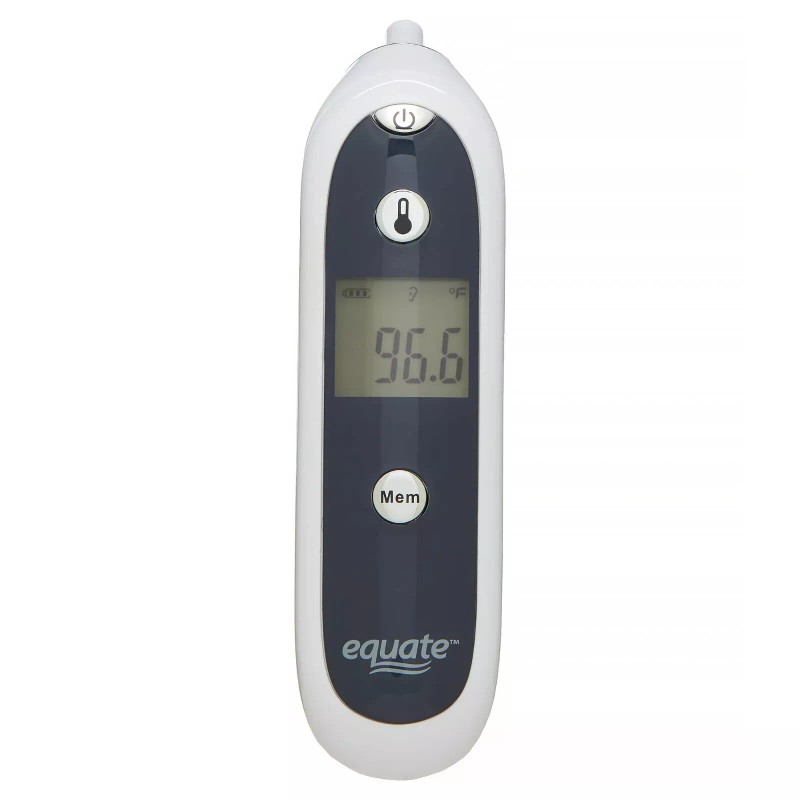 Equate Infrared 1-Second In-Ear Digital Thermometer for Kids & Adults