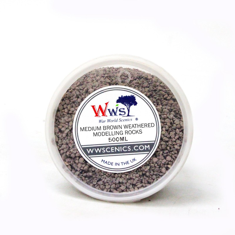 WWS War World Scenics WWScenics Medium Brown Model Rocks 1-3