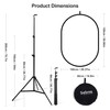 Selens 59x39in Pop-up Soft Light Diffuser Kit, with 6.6 Ft