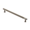 Carlisle Brass FTD700 Knurled Cabinet Pull Handle Satin Nickel 224mm
