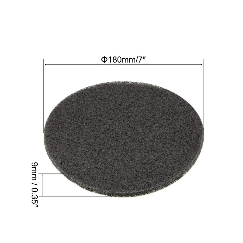 sourcing map 8pcs Drill Power Brush Tile Scrubber Scouring Pads