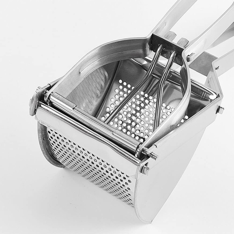 Potato Masher Stainless Steel Multifunctional Fruit Vegetable Baby Food Press