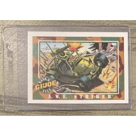 Vintage 1991 GI Joe Hasbro Impel Trading Card #13 AWE Striker
